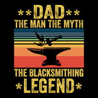 Vintage The Blacksmithing Legend Funny Fathers Day Unisex Jogger | Artistshot