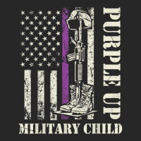 Purple Up Military Kids Shirt Military Child Month Men's T-shirt Pajama Set | Artistshot