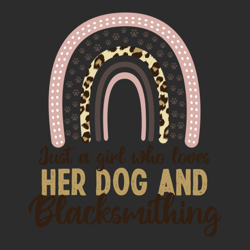 Just A Girl Who Loves Her Dog And Blacksmithing Gi Exclusive T-shirt | Artistshot