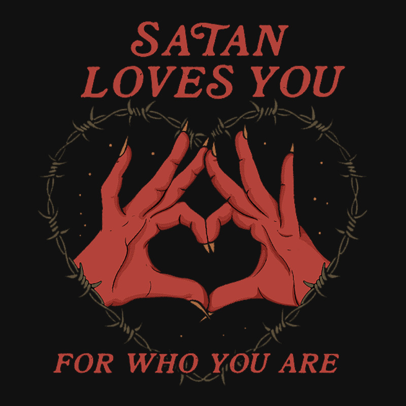 Satan Loves You For Who You Are Graphic T-shirt by lexapool | Artistshot