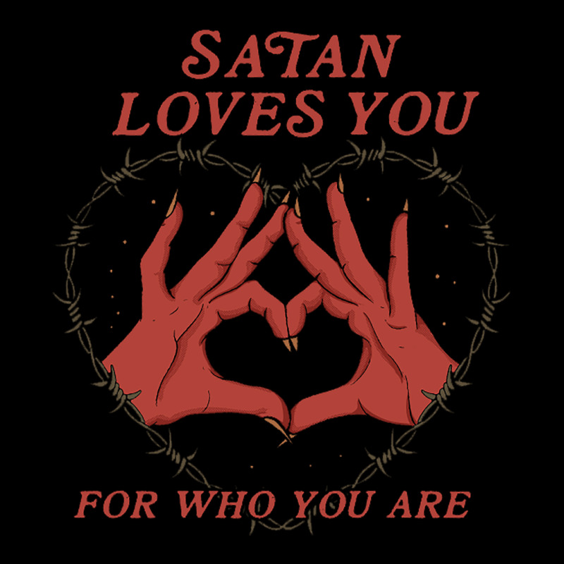 Satan Loves You For Who You Are Zipper Hoodie by lexapool | Artistshot