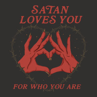 Satan Loves You For Who You Are Champion Hoodie | Artistshot