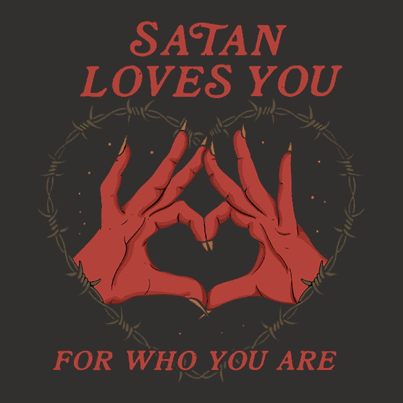 Satan Loves You For Who You Are Champion Hoodie by lexapool | Artistshot