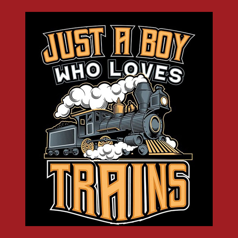 Just A Boy Who Loves Trains For Boys Waist Apron | Artistshot