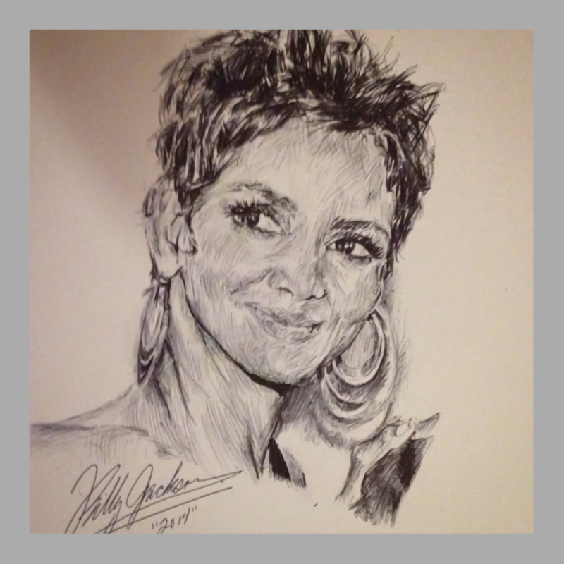 Halle Berry Portrait T-shirt | Artistshot