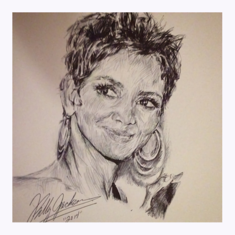 Halle Berry Portrait Tank Top | Artistshot