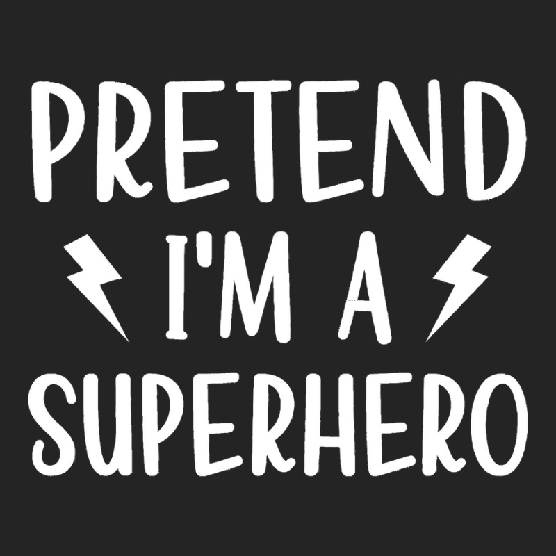 Pretend I'm A Superhero Funny Easy Halloween Costu 3/4 Sleeve Shirt | Artistshot