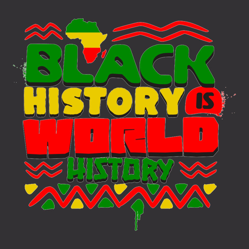 Black History Is World History Vintage Hoodie by koen | Artistshot