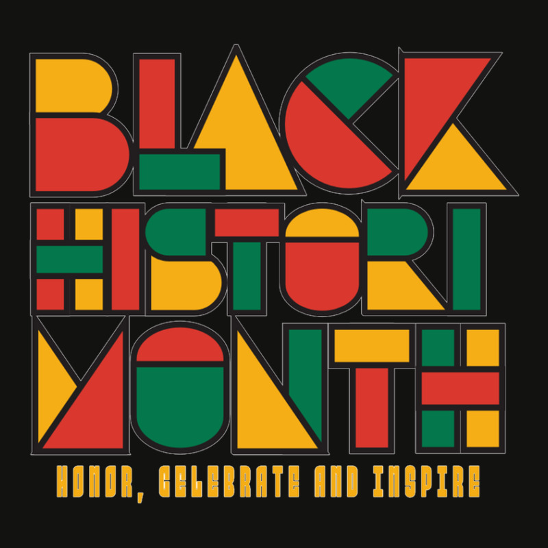 Geometric Black History Month Scorecard Crop Tee by koen | Artistshot