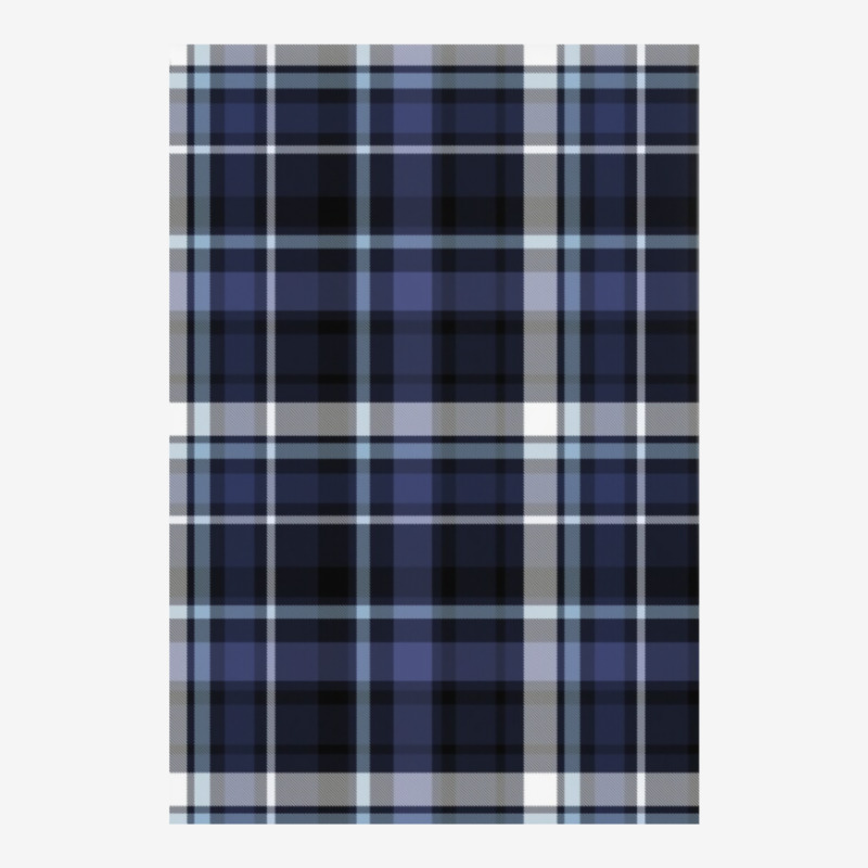 Blue And Grey Checks Graphic T-shirt by heathybatevam | Artistshot