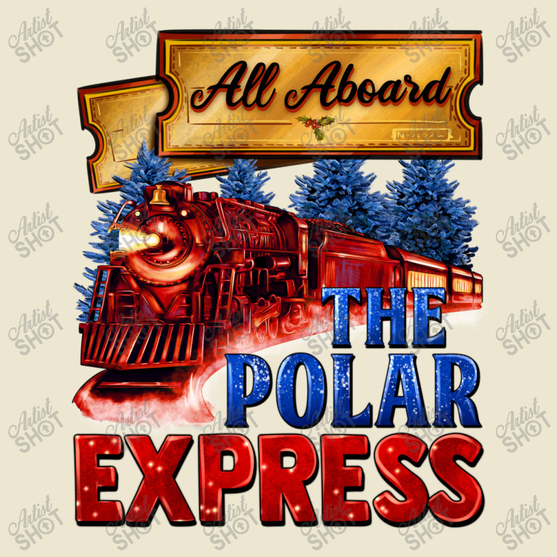 All Aboard The Polar Express Cropped Hoodie by FaDigitalArtStudio | Artistshot