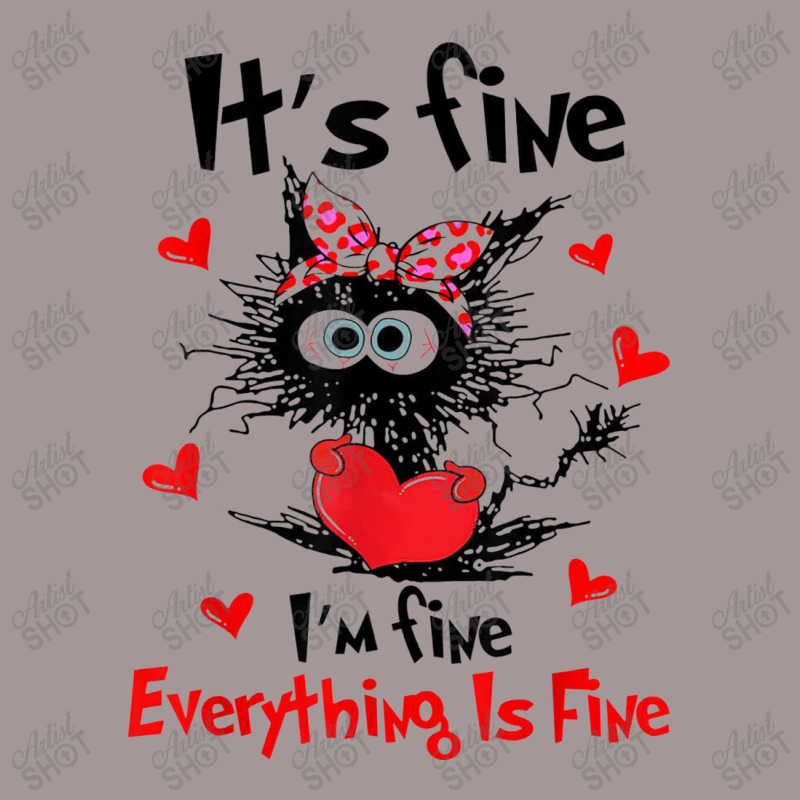 Its Fine Funny Cat Vintage Short | Artistshot