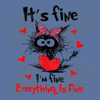 Its Fine Funny Cat Lightweight Hoodie | Artistshot