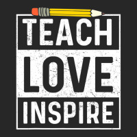 Back To School Teach Love Inspire Teaching Kindnes Men's T-shirt Pajama Set | Artistshot