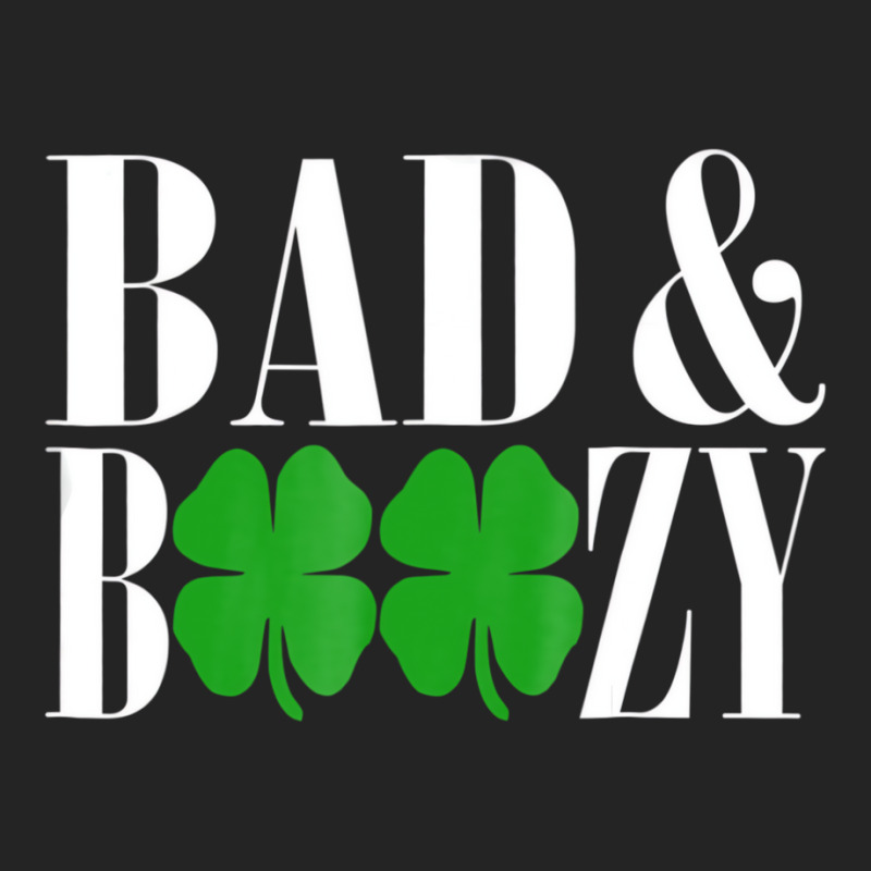 Bad And Boozy Funny St Patricks Day Green Luck T S 3/4 Sleeve Shirt | Artistshot