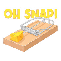 Oh Snap! Mouse Trap Cheese T Shirt V-neck Tee | Artistshot