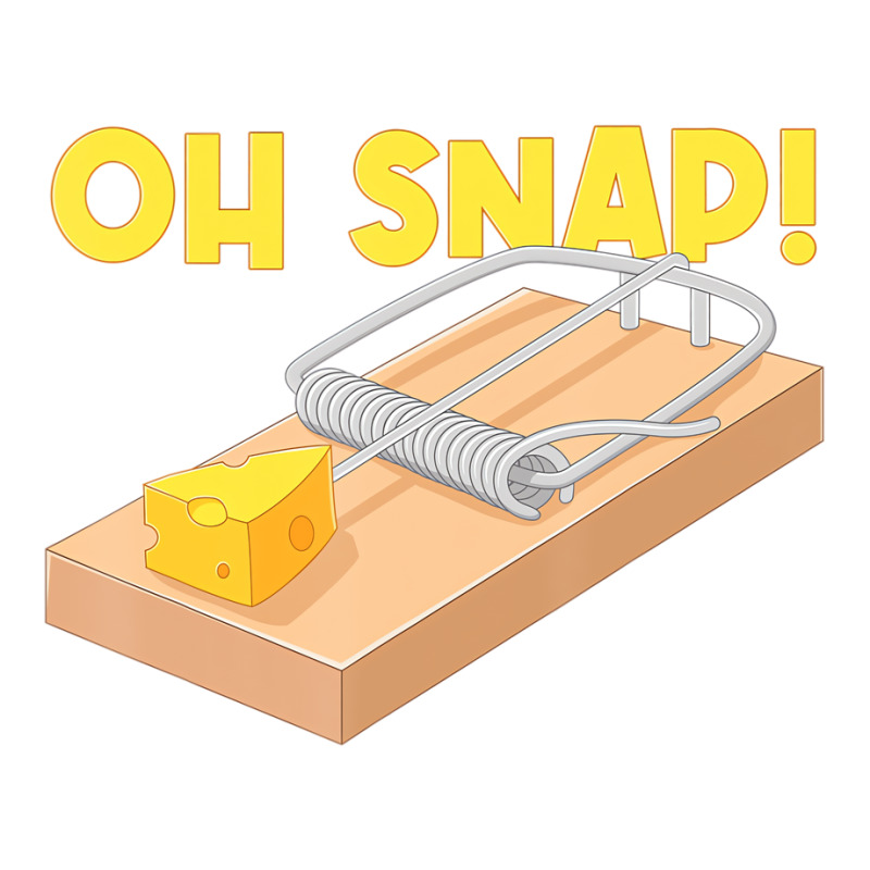 Oh Snap! Mouse Trap Cheese T Shirt V-neck Tee | Artistshot