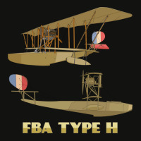 Fba Type H French Ww1 Flying Boat Biplane Diagram Scorecard Crop Tee | Artistshot