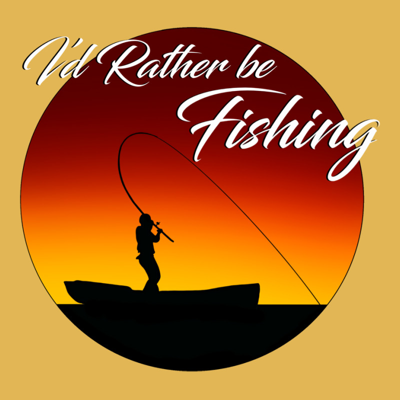 Id Rather Be Fishing Quote Vintage Hoodie And Short Set | Artistshot