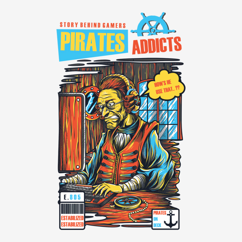 Pirates Addict Cool Graphic T-shirt | Artistshot