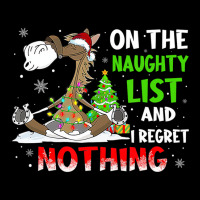 On The Naughty List And I Regret Nothing Horse Chr Pocket T-shirt | Artistshot