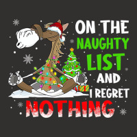 On The Naughty List And I Regret Nothing Horse Chr Champion Hoodie | Artistshot