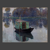 Claude Monet Studio Boat Vintage T-shirt | Artistshot