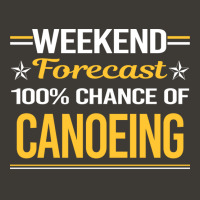 Weekend Forecast 100 Canoeing Canoe Green Bucket Hat | Artistshot