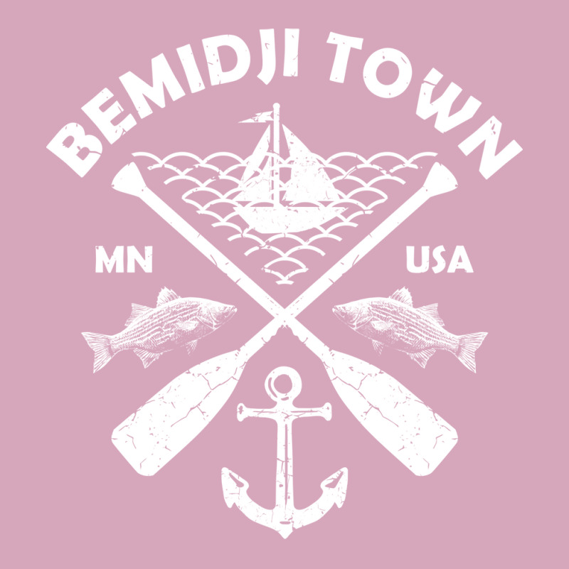 Bemidji Lake Town Minnesota Fishing Boat Paddle Ad Classic T-shirt | Artistshot