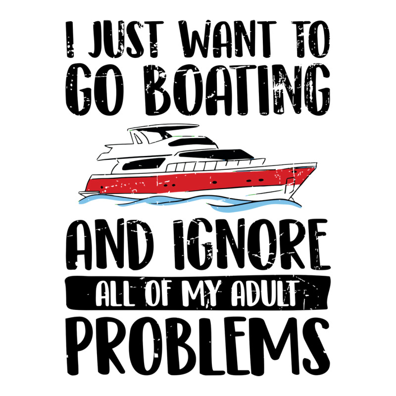 I Just Want To Go Boating Funny Boat Lover Gag Gif Men's Long Sleeve Pajama Set | Artistshot