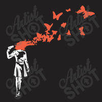 Headshot Butterfly T-shirt | Artistshot