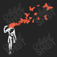 Headshot Butterfly 3/4 Sleeve Shirt | Artistshot