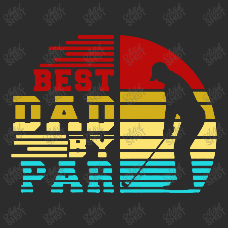 Best Dad By Par Retro Sunset Exclusive T-shirt | Artistshot