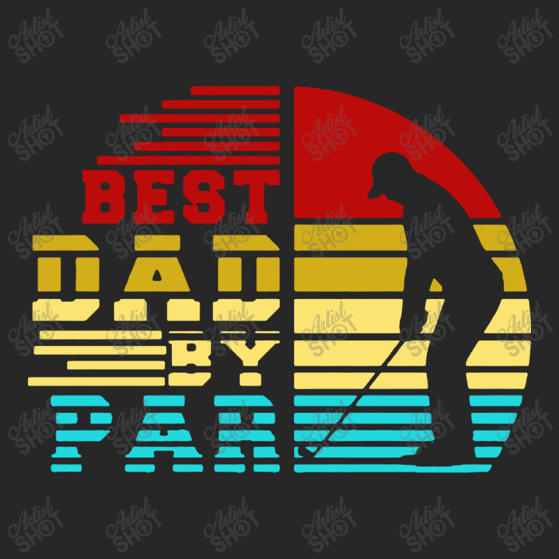 Best Dad By Par Retro Sunset Men's T-shirt Pajama Set | Artistshot