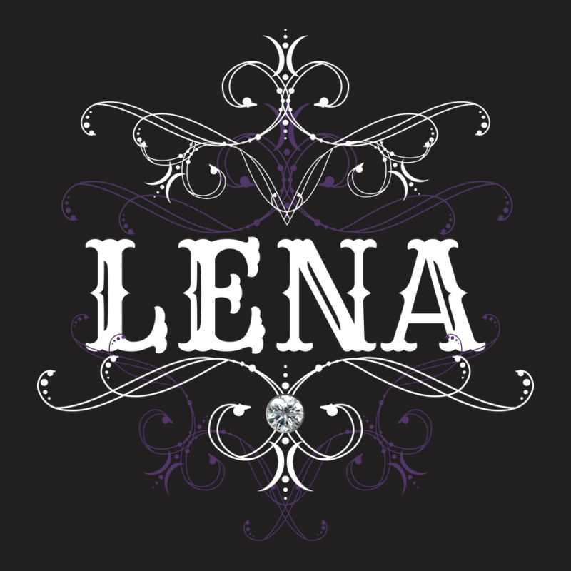 Lena Name Gothic Style Goth Ornament Love T-shirt | Artistshot