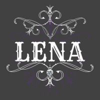 Lena Name Gothic Style Goth Ornament Love Vintage T-shirt | Artistshot