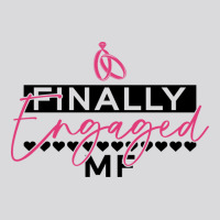 Finally Engaged Mf Bride Bachelorette Party Funny Women's Triblend Scoop T-shirt | Artistshot