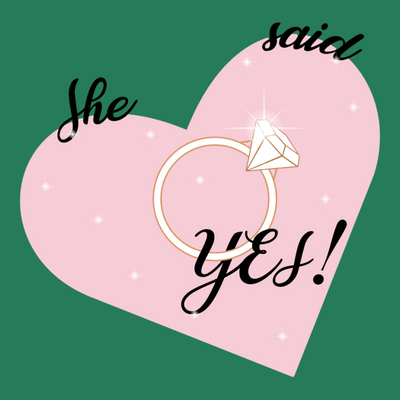 She Said Yes Bridal Heart Boy T-shirt | Artistshot