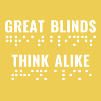 Braille Blind Visually Impaired Great Blinds Funny Graphic T-shirt | Artistshot