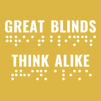 Braille Blind Visually Impaired Great Blinds Funny Classic T-shirt | Artistshot