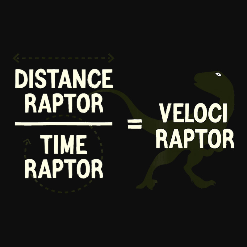 Funny Physics Velociraptor Distance Raptor Over Ti Crop Top by inciong | Artistshot