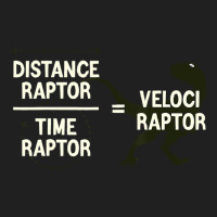 Funny Physics Velociraptor Distance Raptor Over Ti Ladies Polo Shirt | Artistshot