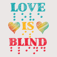 Love Is Blind Braille Blindness Awareness Trending Pocket T-shirt | Artistshot