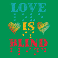 Love Is Blind Braille Blindness Awareness Trending Classic T-shirt | Artistshot