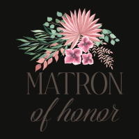 Matron Of Honor Bohemian Floral Bouquet Design Scorecard Crop Tee | Artistshot