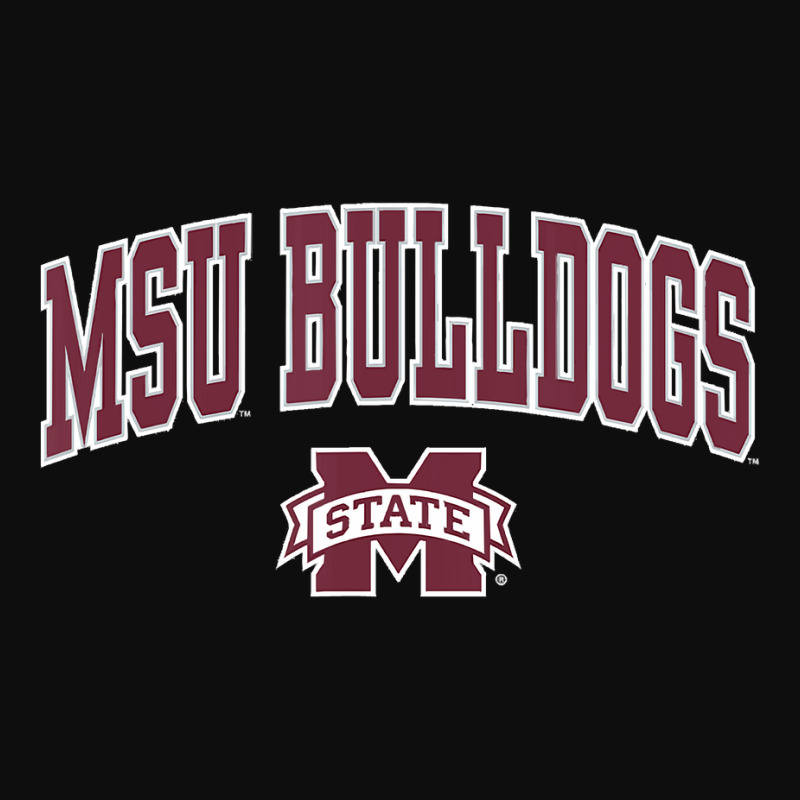 Mens Mississippi State Bulldogs Arch Over Black T Crop Top by haileyvirgile | Artistshot