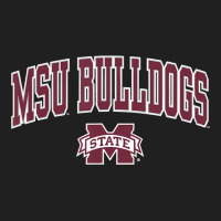 Mens Mississippi State Bulldogs Arch Over Black T Ladies Polo Shirt | Artistshot