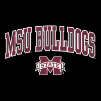 Mens Mississippi State Bulldogs Arch Over Black T Toddler 3/4 Sleeve Tee | Artistshot