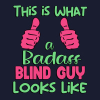 This Is What A Badass Blind Guy Looks Like Unique Women's V-neck T-shirt | Artistshot