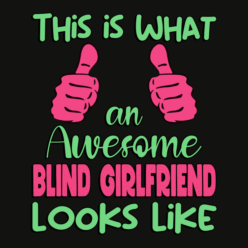 This Is What An Awesome Blind Girlfriend Looks Lik Scorecard Crop Tee by saudhartnerj | Artistshot